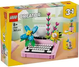 BIG W LEGO CREATOR Typewriter with Flowers 31169 offer