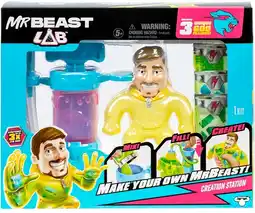 BIG W MrBeast Lab Stretchyhero Creation Station Hazmat Jimmy offer