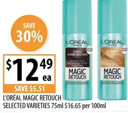 Supabarn L'oréal magic retouch selected varieties offer