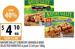 Supabarn Nature valley crunchy granola bars selected varieties offer
