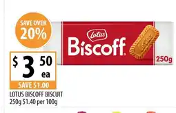 Supabarn Lotus biscoff biscuit offer