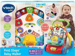BIG W VTech First Steps Baby Walker with Detachable Learning Centre - Red offer