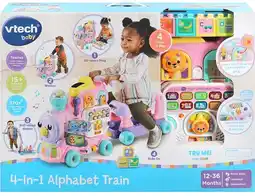 BIG W VTech 4-in-1 Alphabet Train - Pink offer