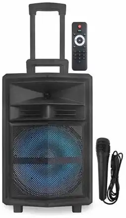 BIG W JVC Trolley Speaker with Microphone offer