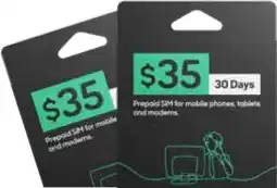 BIG W Konec $35 Sim Starter Pack offer