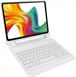 BIG W Laser Wireless Keyboard Case for iPad A16 / 10th Gen White offer