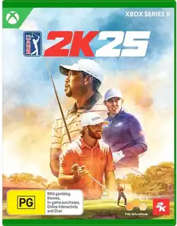BIG W Xbox Series X PGA Tour 2K25 offer