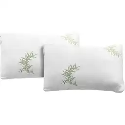 Woolworths 2 Pack Ramesses Bamboo Memory Foam Pillows offer