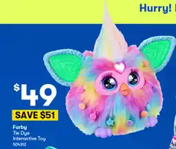 BIG W Furby tie dye interactive toy offer