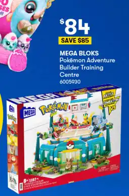 BIG W Mega bloks pokémon adventure builder training centre offer