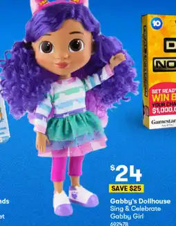 BIG W Gabby's dollhouse sing & celebrate gabby girl offer
