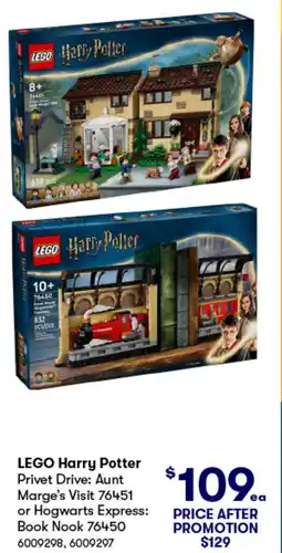 BIG W Lego harry potter privet drive: aunt marge's visit offer