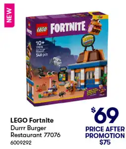 BIG W Lego fortnite durrr burger offer
