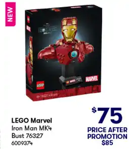 BIG W Lego marvel iron man mk4 bust offer