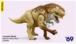 BIG W Jurassic world rebirth villain dino offer