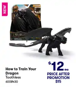 BIG W How to train your dragon toothless offer