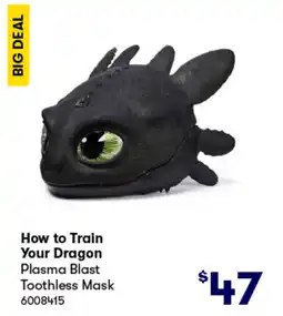 BIG W How to train your dragon plasma blast offer