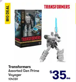 BIG W Assorted gen prime voyager offer