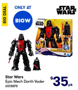 BIG W Epic mech darth vader offer