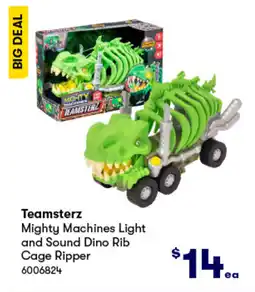 BIG W Mighty machines light and sound dino rib cage ripper offer