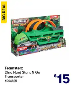 BIG W Dino hunt stunt n go transporter offer