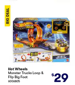 BIG W Monster trucks loop & flip big foot offer