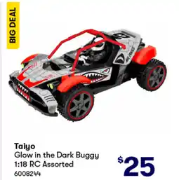 BIG W Glow in the dark buggy 1:18 rc assorted offer