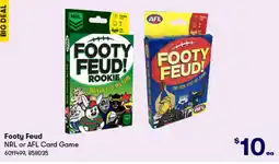 BIG W Nrl or afl card game offer
