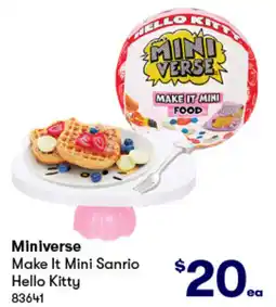 BIG W Make it mini sanrio hello kitty offer