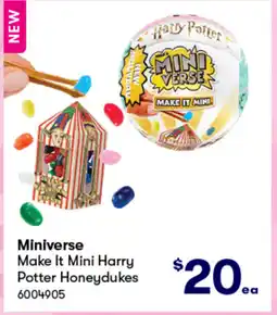 BIG W Make it mini harry potter honeydukes offer