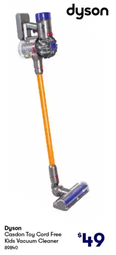 BIG W Casdon toy cord free kids vacuum cleaner offer