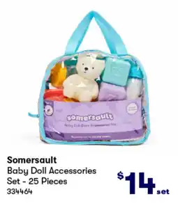 BIG W Baby doll accessories set -25 pieces offer