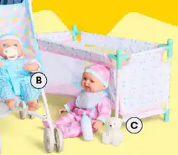 BIG W Baby doll with playpen set offer