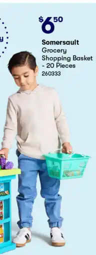 BIG W Somersault Grocery Shopping Basket - 20 Pieces offer