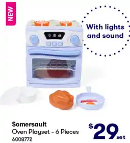 BIG W Oven playset - 6 pieces offer