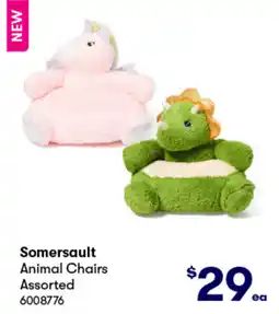 BIG W Somersault animal chairs assorted offer