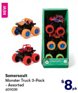 BIG W Monster truck 3-pack assorted offer