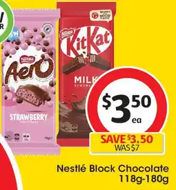 Coles Nestlé Block Chocolate offer