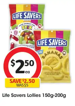 Coles Life Savers Lollies offer