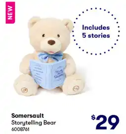 BIG W Somersault storytelling bear offer