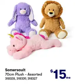 BIG W Somersault 70cm plush - assorted offer