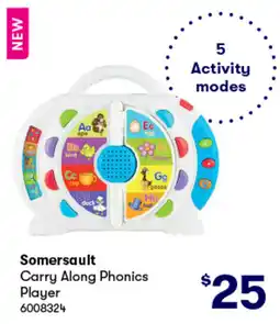 BIG W Carry along phonics player offer