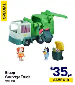 BIG W Bluey garbage truck offer
