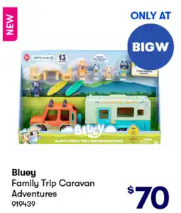 BIG W Family trip caravan adventures offer