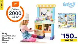 BIG W Cook with chef bluey kitchen playset offer
