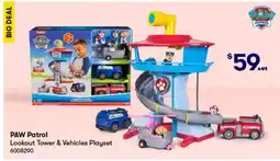 BIG W Lookout tower & vehicles playset offer