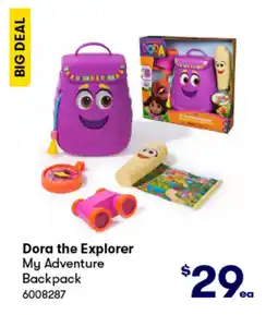 BIG W Dora the Explorer My Adventure Backpack offer