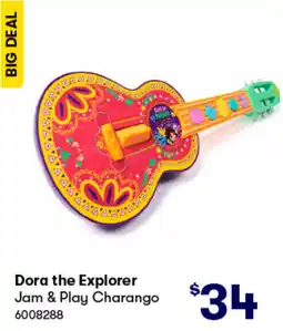 BIG W Dora the explorer jam & play charango offer