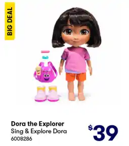 BIG W Dora the explorer sing & explore dora offer