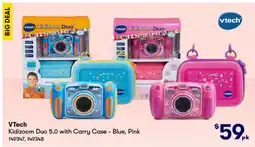 BIG W Kidizoom duo 5.0 with carry case - blue, pink offer